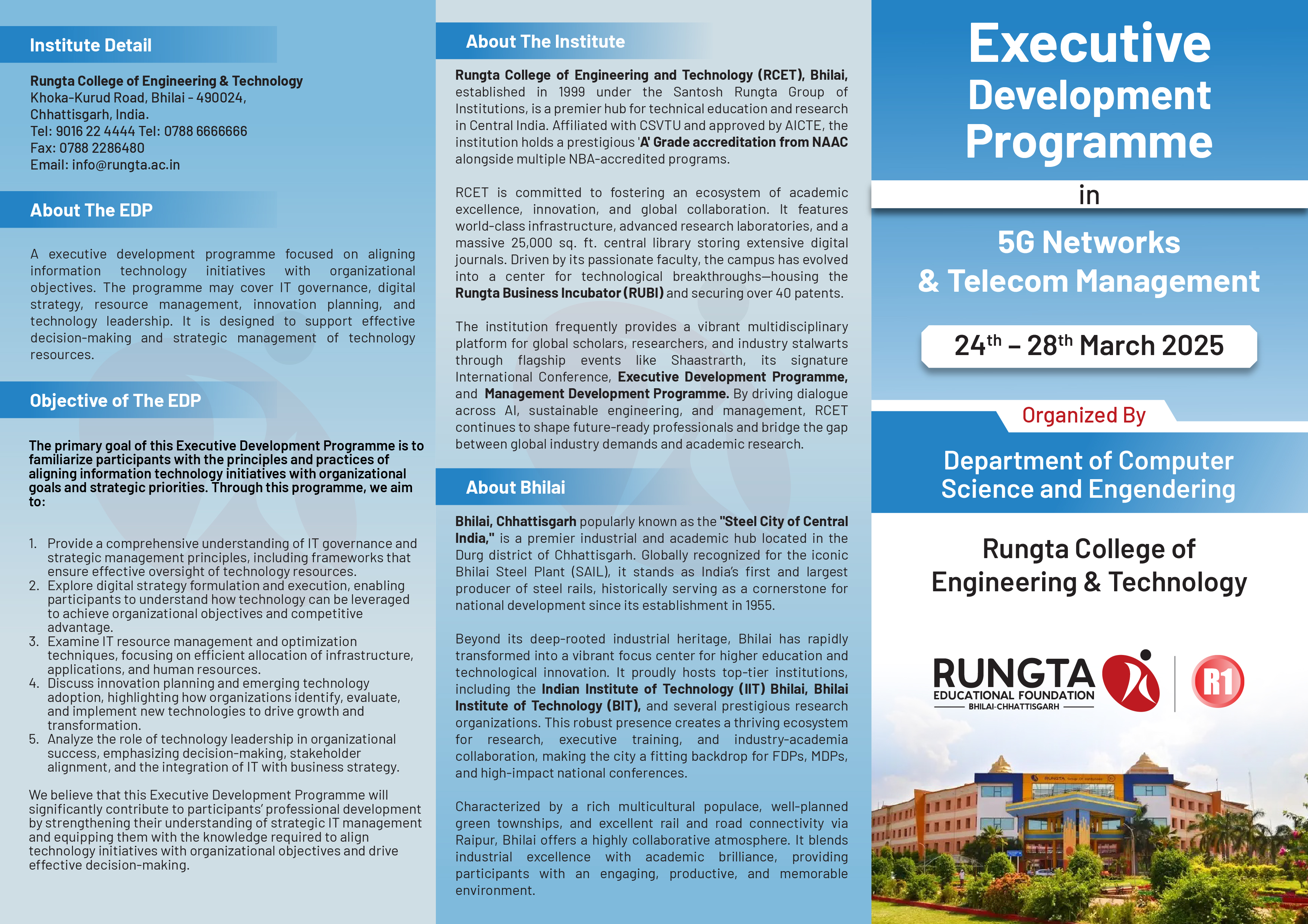 Executive Development Program in 5G Networks & Telecom Management